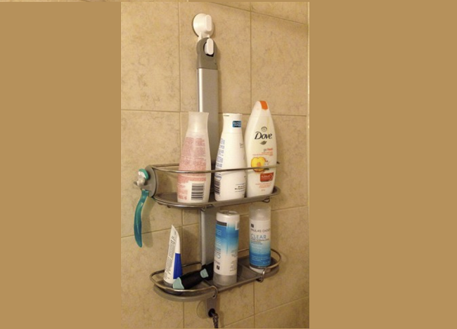 shampoo rack